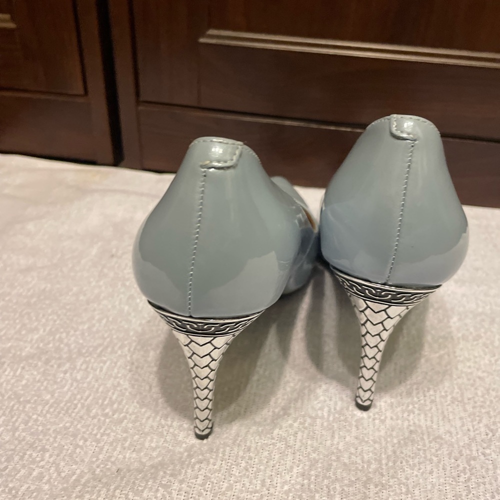 J.Renee  Pointed Toes Pumps Size 8  Pl I’d Blue - Picture 8 of 10